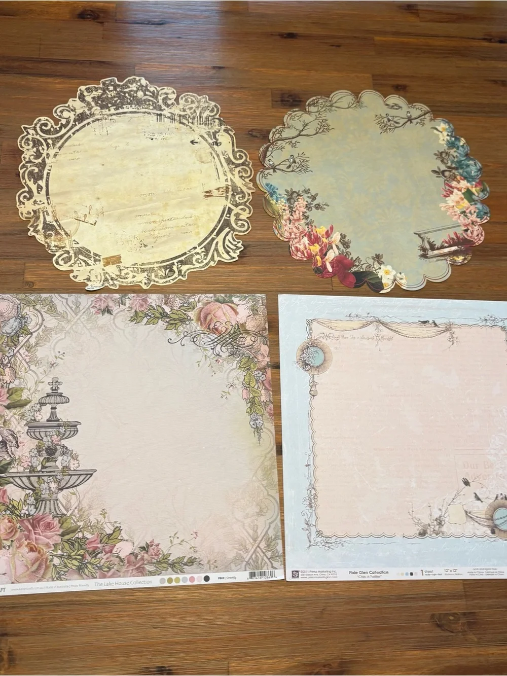 Beautiful scrapbook paper bundle